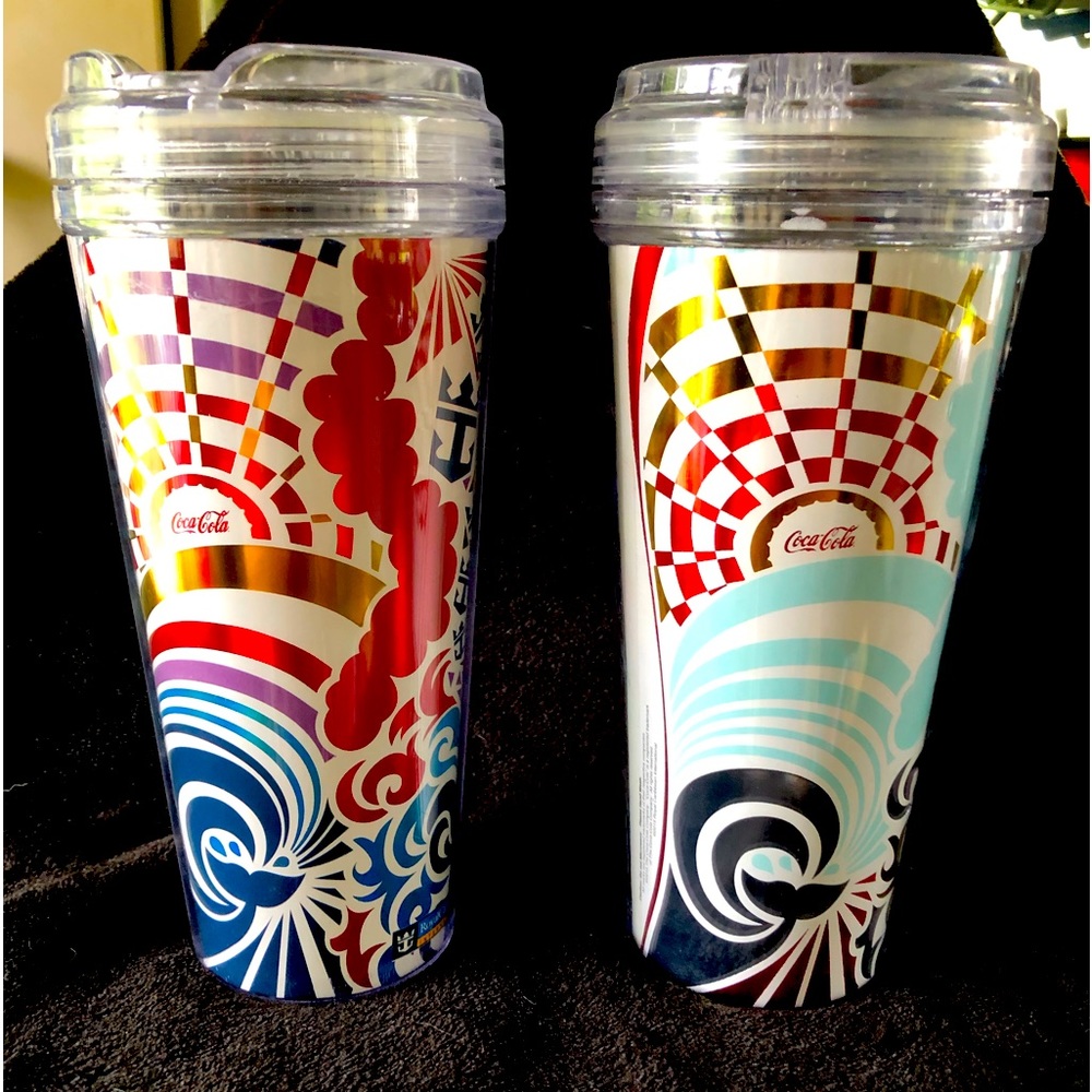 Coca Cola Royal Caribbean insulated tumblers